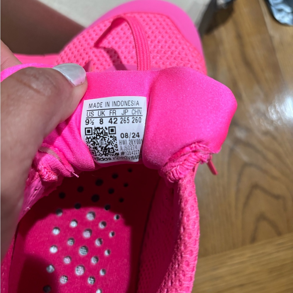 adidas Women's Bright Pink Athletic Sneakers - Picture 4 of 4
